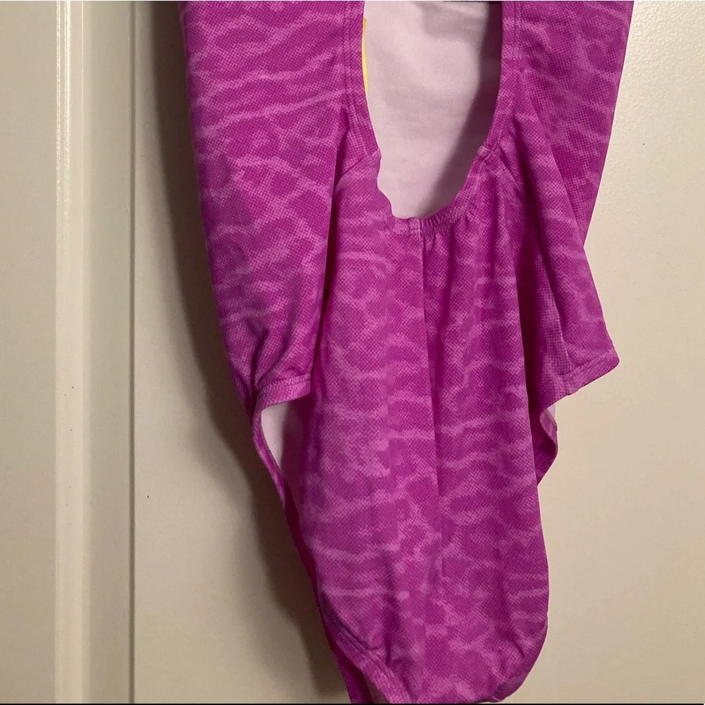 Nike Wild One Animal Print Sporty Swim Swimsuit NWT